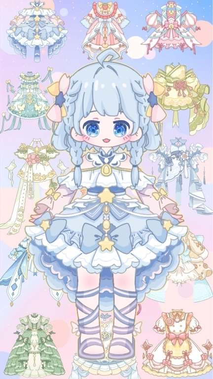 芭比美容学院-暖暖少女闪耀换装