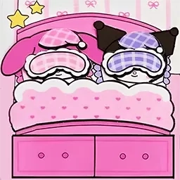 库洛米安静书-安静书手账贴纸