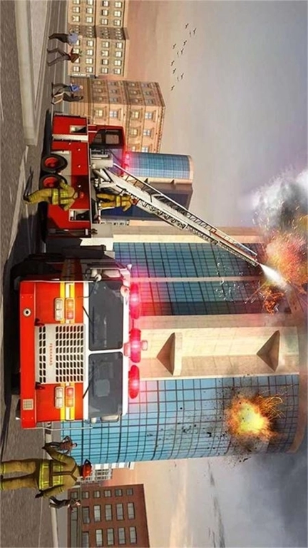 驾驶消防车救火-真实消防车救火模拟器