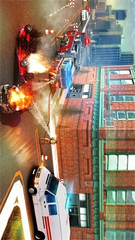 驾驶消防车救火-真实消防车救火模拟器