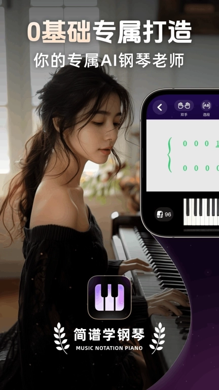 简谱学钢琴-简单好上手