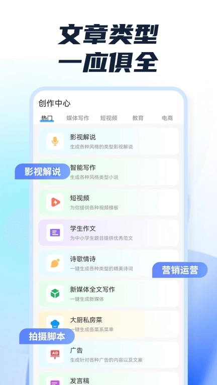 手机写作神器-AI写作