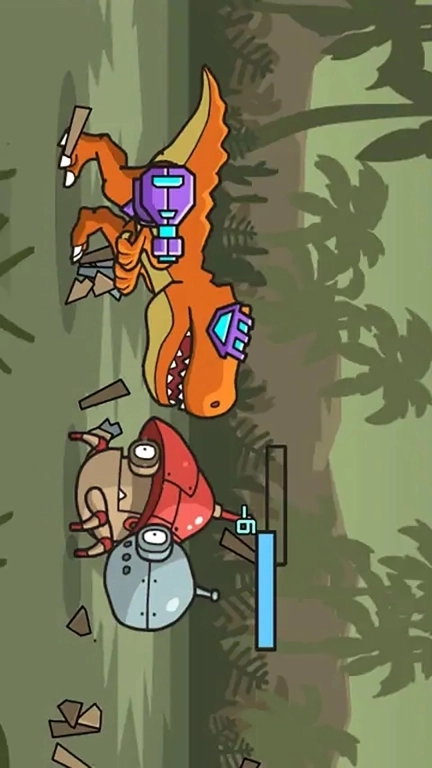 霸王龙vs机器人