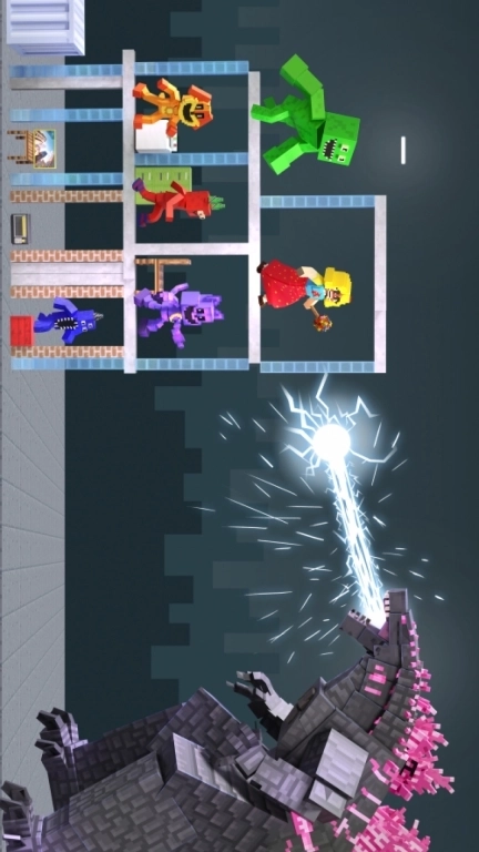 小心怪兽啊-模拟小人大毁灭