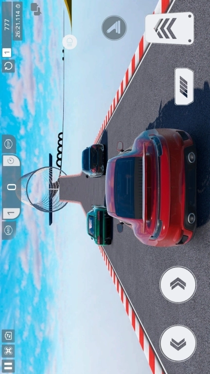 超长斜坡汽车特技赛-特技测试