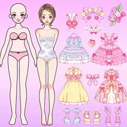 少女恋爱装扮-安静书少女手账制作