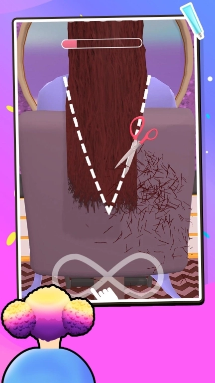 发型沙龙公主装扮-美发小屋模拟