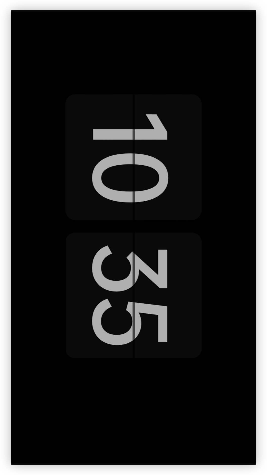 全屏翻页时钟-全屏显示悬浮时钟