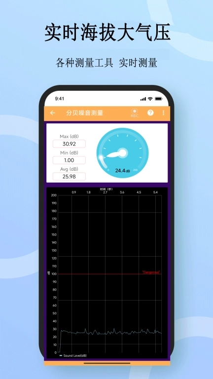 实时海拔大气压-多功能测量仪