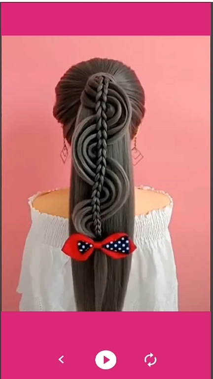 制作发型-女孩日常发型