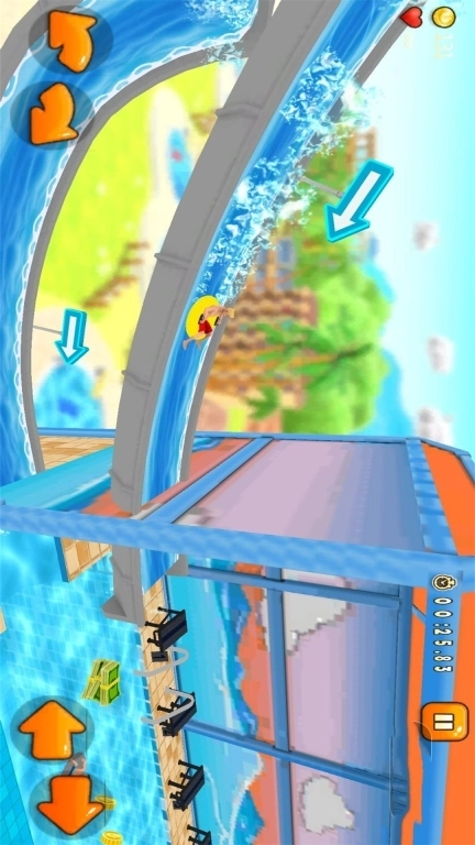 一路往前冲-水上乐园滑梯