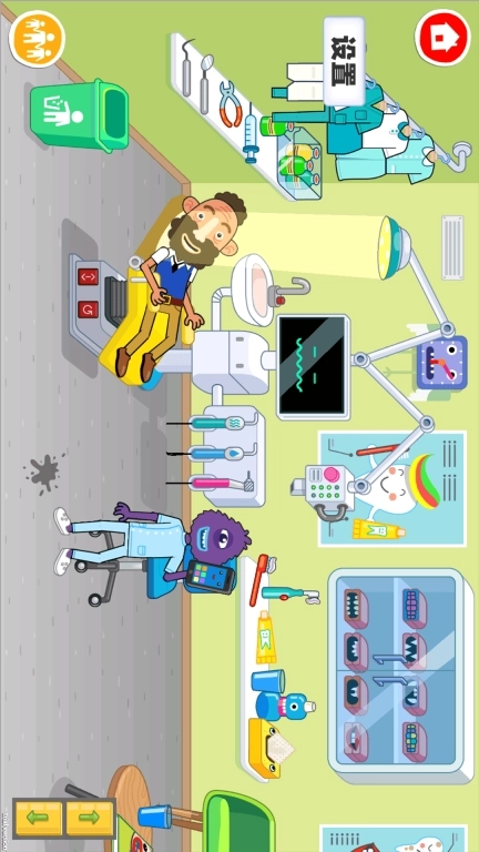 贴纸书女孩-米加医院模拟小镇生活