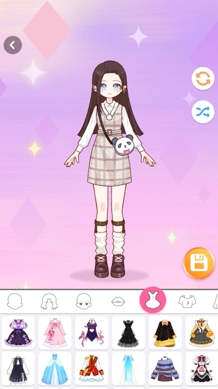 明星时尚装扮-美少女换装装扮卡通