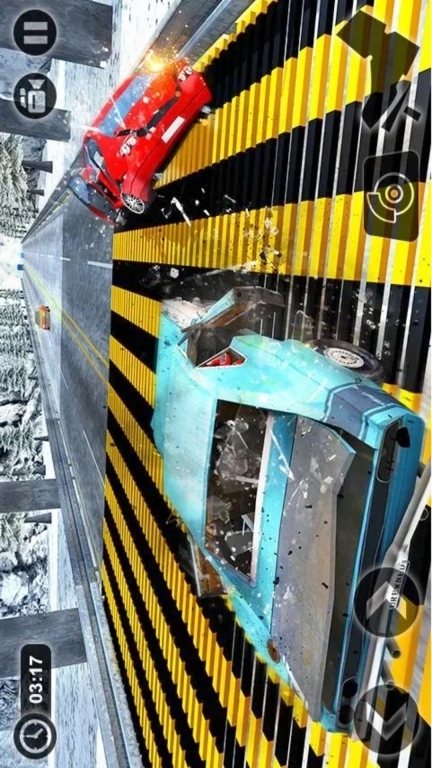 飞车减速带-车祸测试模拟