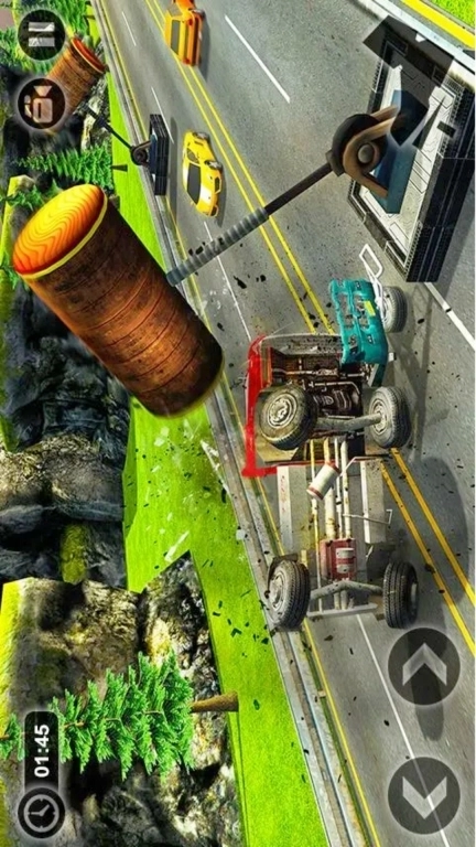 飞车减速带-车祸测试模拟