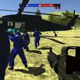 红蓝战地模拟器-像素射击战场