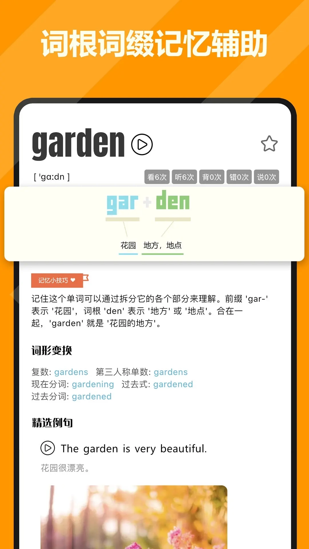 干词-AI背单词学英语高中四级考研