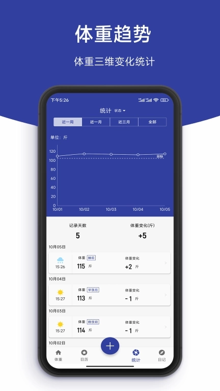 记体重本-体重日记