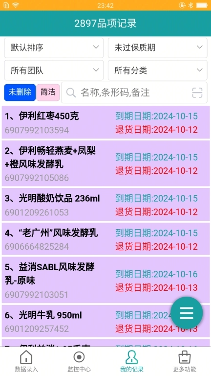 保质期监控-多店多人保质期管理