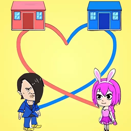 奔跑的线条-画线连线找厕所