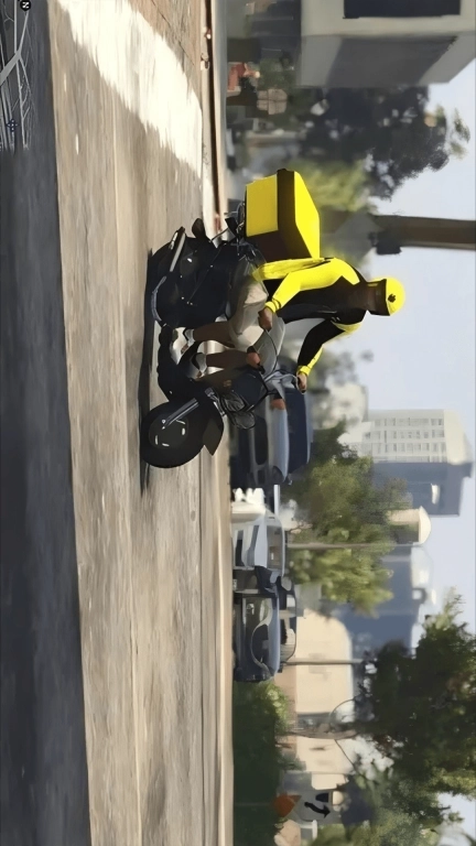 打工人007体验生存-洛圣都外卖