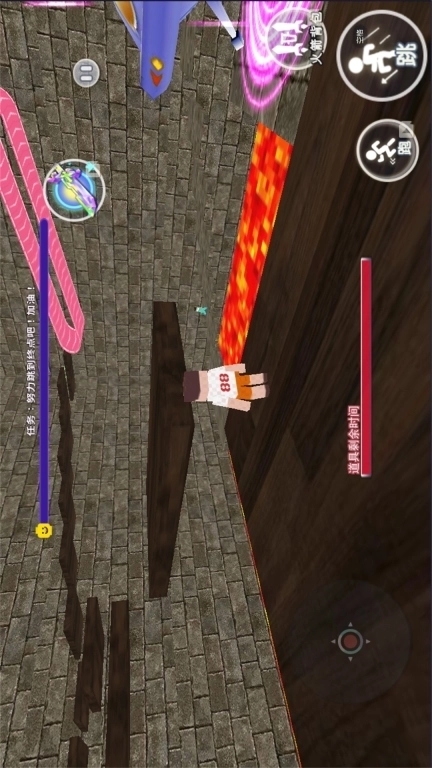 熔岩逃离沙盒-罗布乐思创意世界