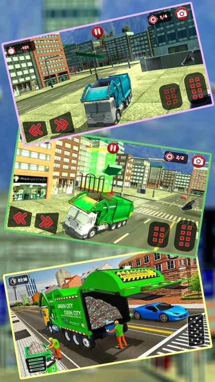 城市垃圾车驾驶模拟-垃圾回收模拟器