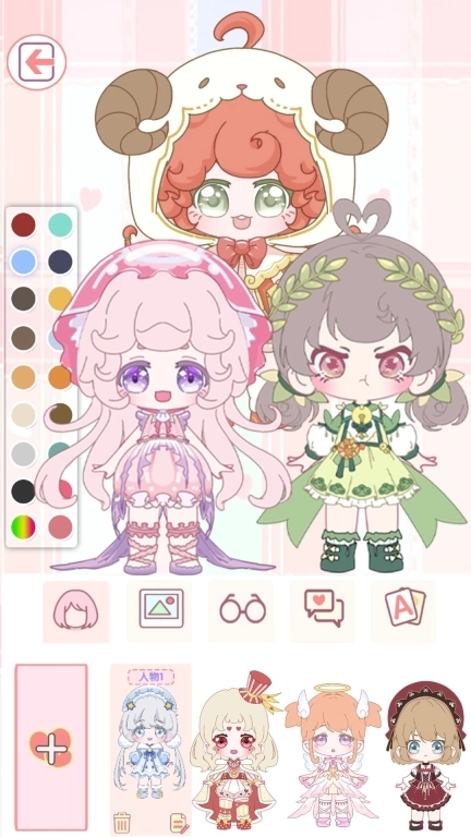 凡达世界少女装扮-芭比公主时尚头像制作