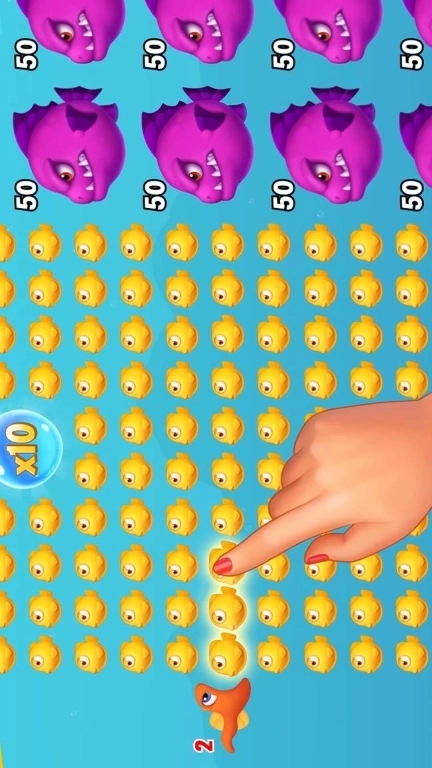 小鱼的吞食逆袭-贪吃小鱼吃大鱼