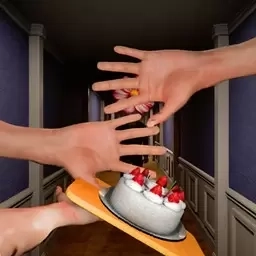 谁能保持平衡-不要把蛋糕掉地上