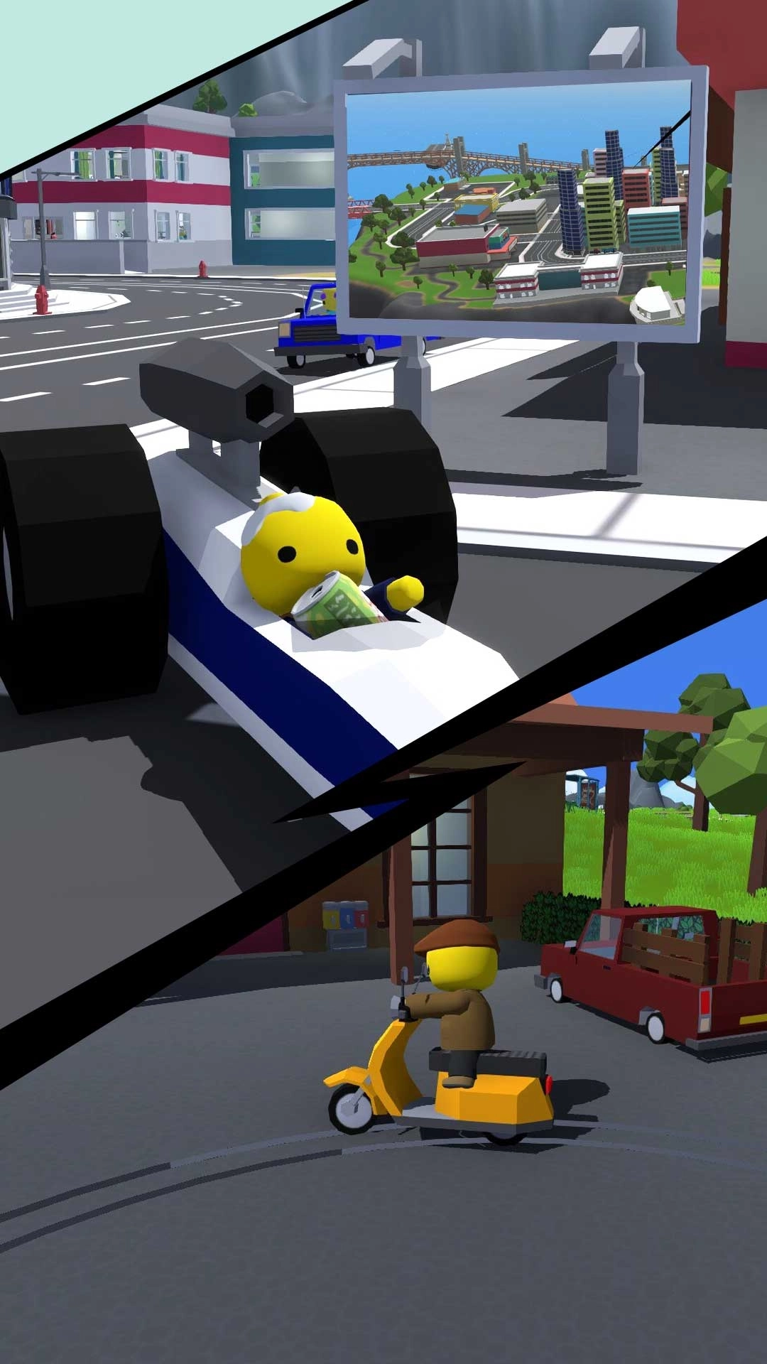 小黄人模拟器-摇摆小黄人城市冒险
