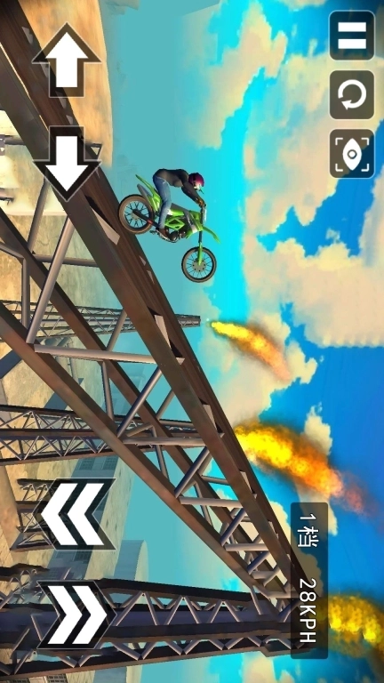 越野摩托挑战-3D特技摩托