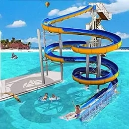 一路往前冲-水上乐园滑梯