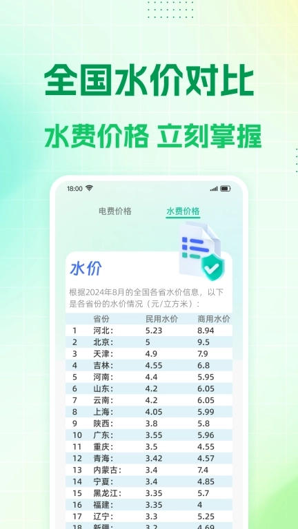 水电缴费计算-免费助手