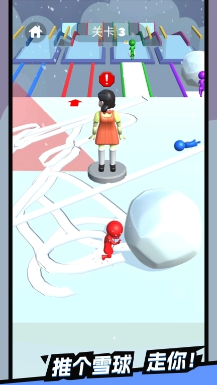 雪地竞速3D-雪球王者