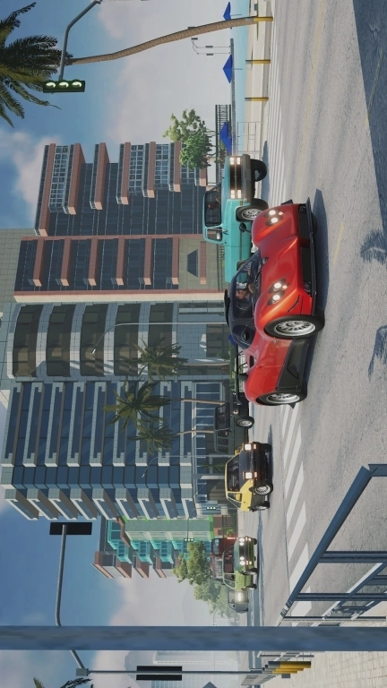 拥堵停车场-手动挡赛车