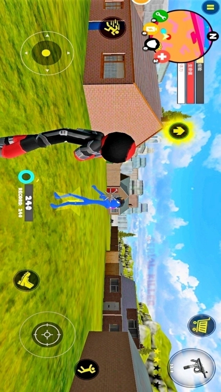 火柴人绳索英雄钢铁