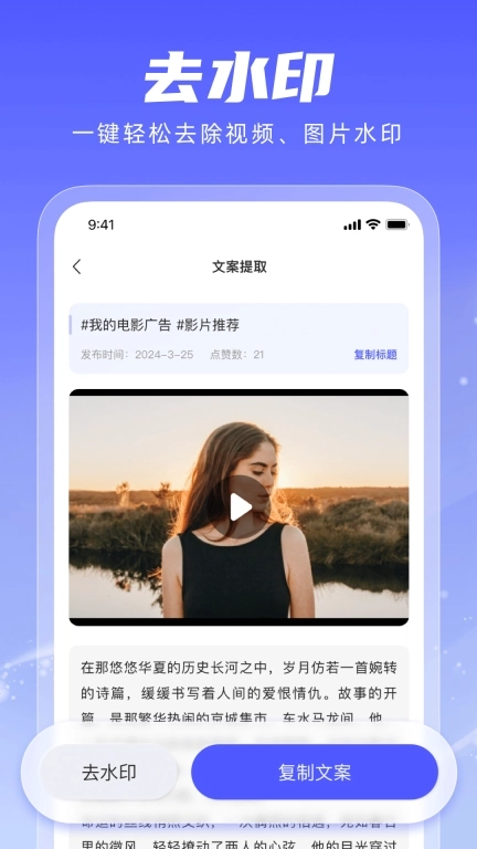 水印蜂-视频去水印