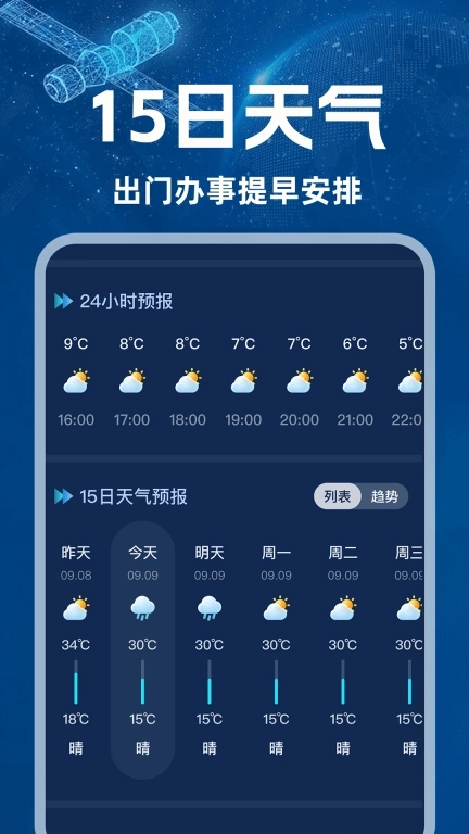 卫星预报天气