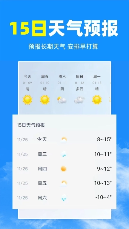 天气预报及时报