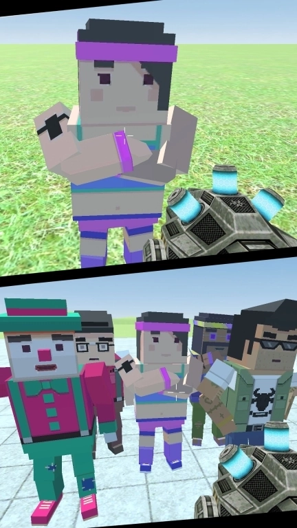 沙盒工艺世界-节奏盒子射击