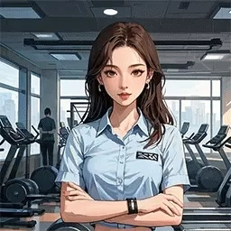 美女健身教练
