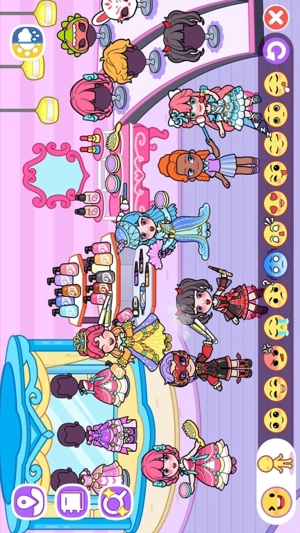 冰雪公主世界城堡娃娃屋派对