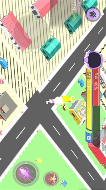 樱花巨人破坏城市