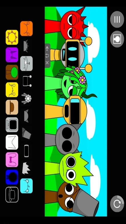 Sprunki节奏盒子烟花版