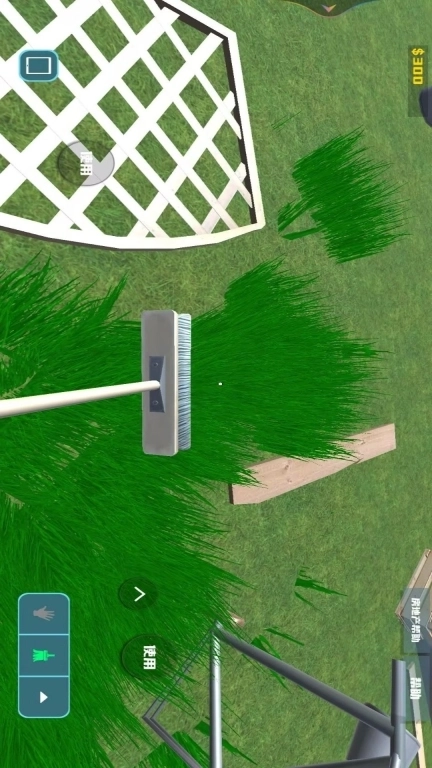 模拟现场清洁工