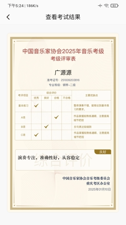 重庆市音乐考级