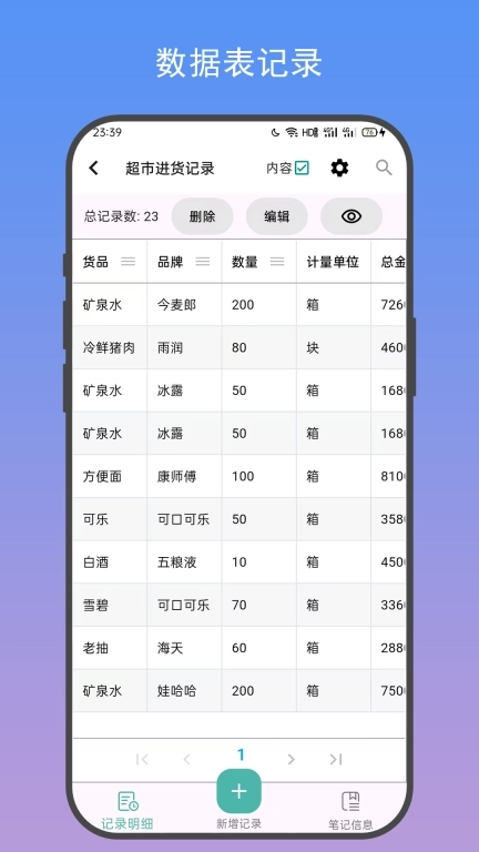 善记-记录生活重要信息