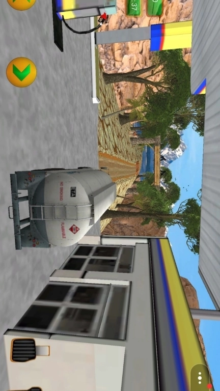 卡车远途运输-山地油罐车模拟