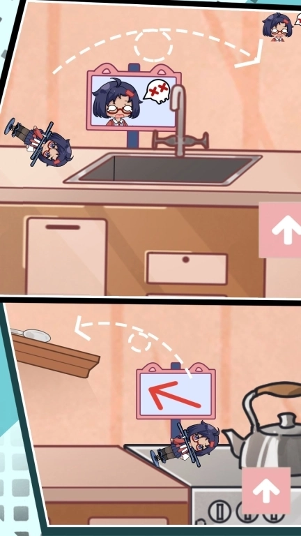 工匠可爱世界-可爱女孩跳跃逃脱